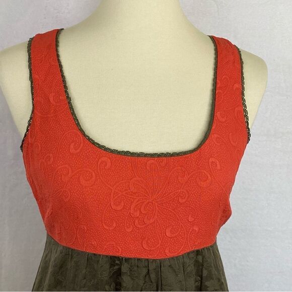 ANTHROPOLOGIE MOULINETTE SOEURS 100% SILL DRESS - Picture 4 of 15